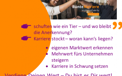 Wert hoch 4 als Gehalts- und Karrierebooster – am Freitag 18.06.