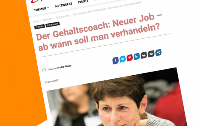 Der Gehaltscoach: Neuer Job – ab wann soll man verhandeln? – Sheconomy 25.06.2021