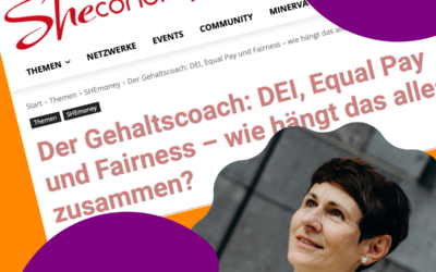 Salary Coach: DEI, equal pay and fairness – how are they all connected? – Sheconomy 22.10.2021