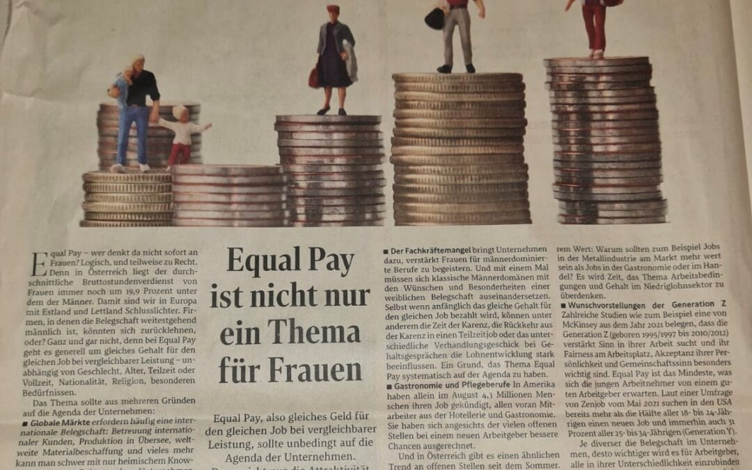Equal Pay – feminist women’s stuff? – Der Standard 01.12.2021