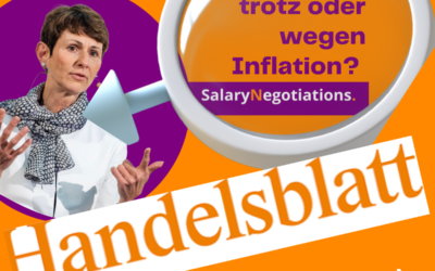 Mehr Lohn trotz Inflation – Handeslblatt August 2022