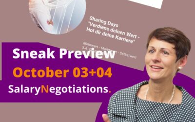 Sharing Days – Verdiene deinen Wert, hol dir deine Karriere