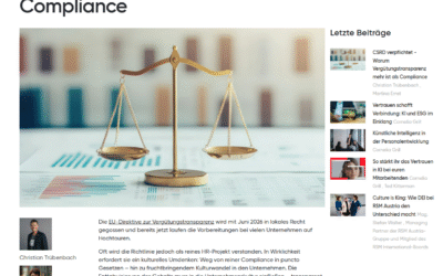 CSRD verpflichtet – Warum Vergütungstransparenz mehr ist als Compliance | Great Place To Work