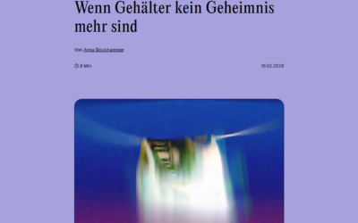 Wenn Gehälter kein Geheimnis mehr sind | Wiener Zeitung