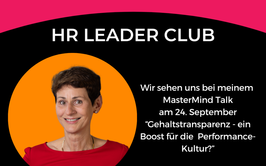 HR Leader Club Master Mind Talk | September 24th 2026